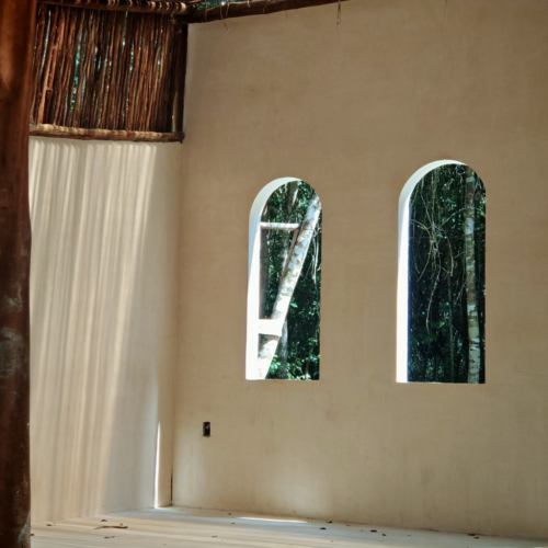 Acabado de Chukum PC38 aplicado en muro interior